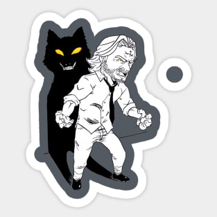 Mini Bigby Wolf Sticker